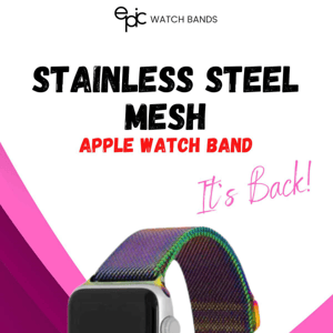 😲 Stainless Steel Mesh is back in stock!