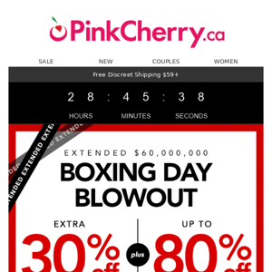 🚨 Boxing Day Blowout Sale Ends Tonight | Act Now❗