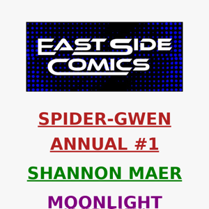 🔥 SELLING OUT FAST! 🔥 SHANNON MAER SPIDER-GWEN ANNUAL #1 VARIANTS! 🔥 VIRGIN LIMITED TO 600 W/ COA 🔥 AVAILABLE NOW