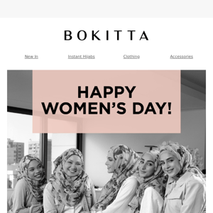 Celebrate Women's Day with BOKITTA!🌷- Discount Inside