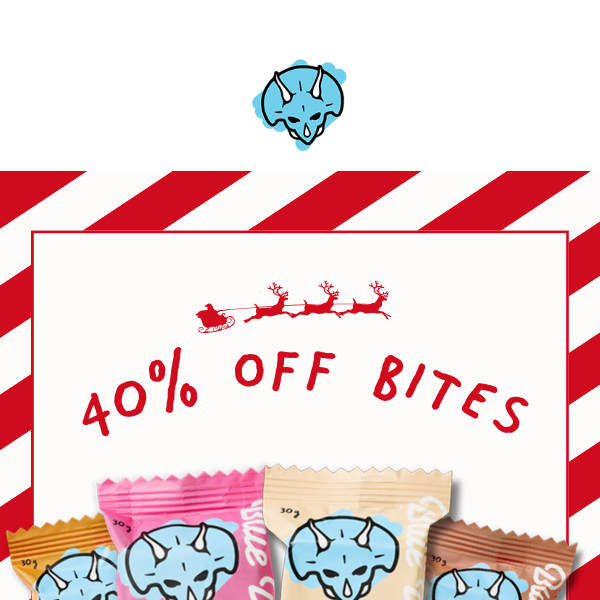 ⚡Flash Sale: 40% OFF Bites Now Live⚡