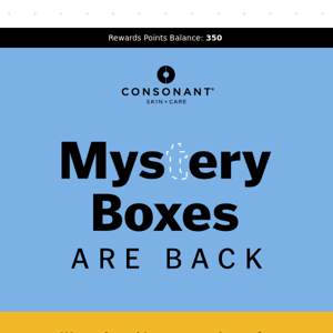 Mystery Boxes are Back for a Limited Time 🕵️