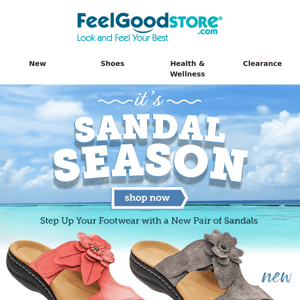 Step Up your footwear with a New Pair of Sandals