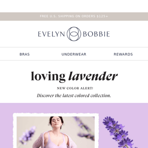 NEW COLOR ALERT: Lavender!