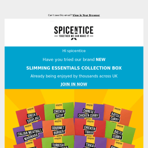 Hi Spicentice - NEW Slimming Essentials Collection Box