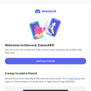 Welcome to Discord!