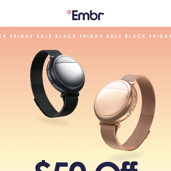 The Embr Wave Black Friday Sale