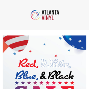 ❤️🤍💙🖤 Red, White, Blue, & Black Sale!