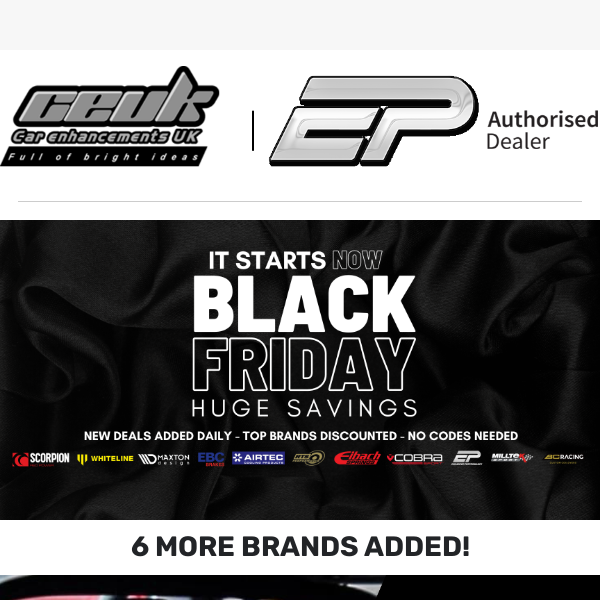 SIX more brands added to our Black Friday deals!