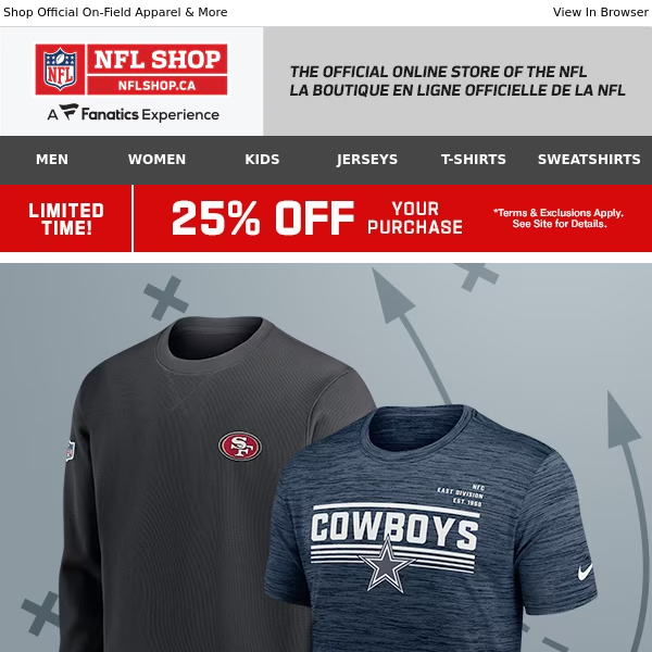 From Fan To Pro! 25% Off Gear Today