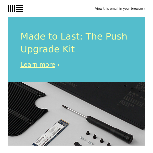 Out now: Push 3 Upgrade Kit