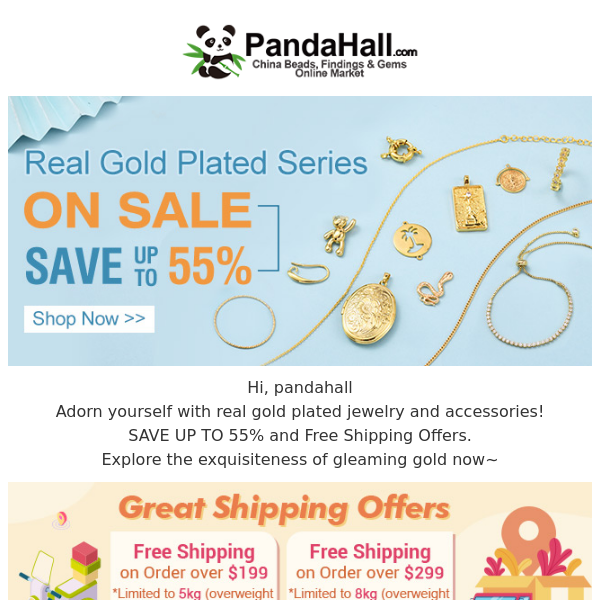 Free Shipping Offers | Real Gold Plated Series Up to 55% OFF