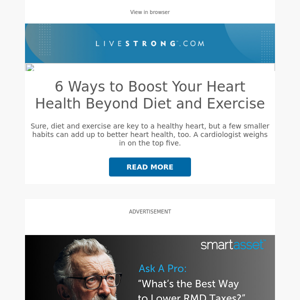 How to Boost Your Heart Health Beyond Diet and Exercise, Why You Get Painful Butt Cramps Suddenly, and More