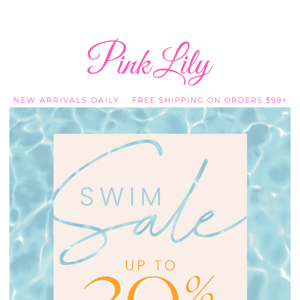 dive in: up to 30% OFF select swim!