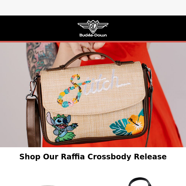 ☀️ Disney Summer: Raffia Crossbody New Release!✨