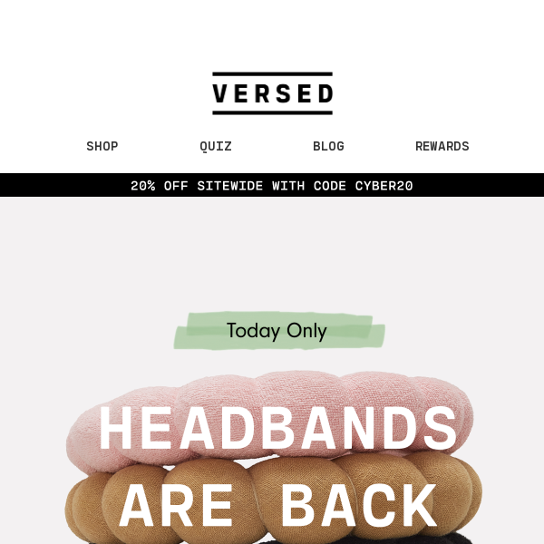 Headbands are BACK TODAY ONLY!