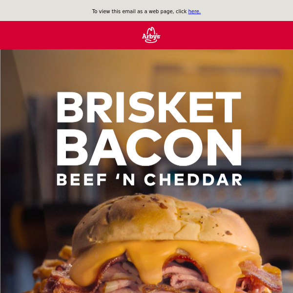 Dig in to the Brisket Bacon Beef 'N Cheddar
