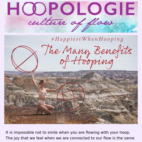 #HappiestWhenHooping ✨ The Many Benefits of Hooping