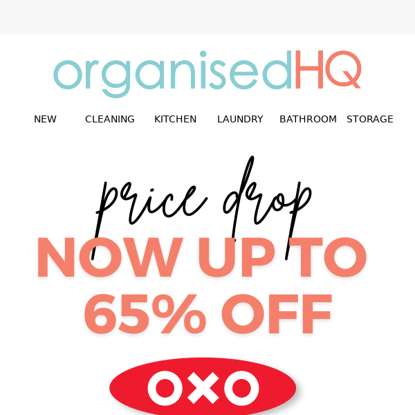 💸 PRICE DROP up to 65% OFF OXO 💸