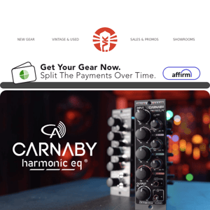 New Cranborne Audio Carnaby 500 Harmonic EQ