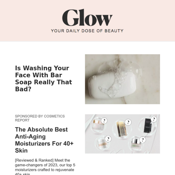 Is washing your face with bar soap really that bad?