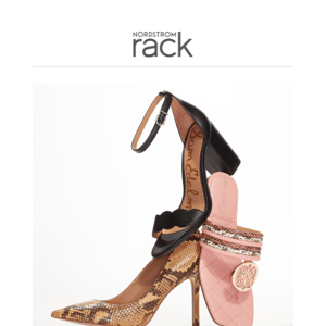 Sam Edelman Up to 55% Off | Pretty-in-Pink Styles from $25 | Sepia Sunglasses Feat. Salvatore Ferragamo | French Connection & More Up to 60% Off | And More!