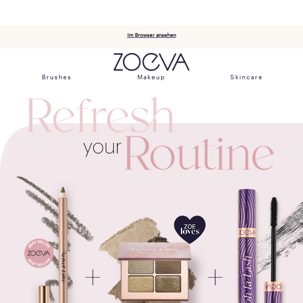 Refresh your Routine with 20% off 💄