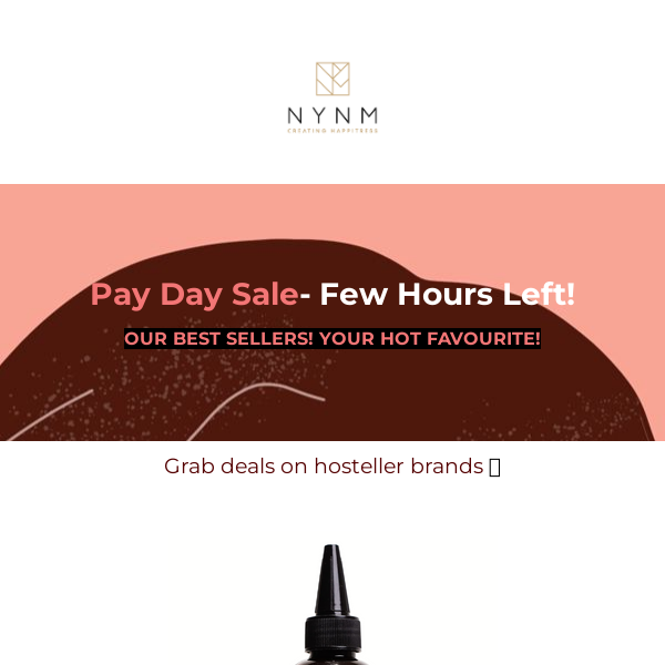 Make the last hours count- Pay Day Sale Ending Soon!