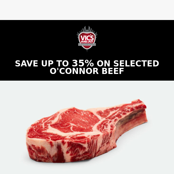 Save up to 35% on selected O'Connor Beef