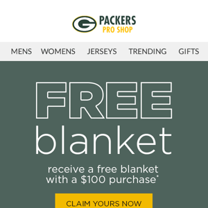 FREE GIFT Inside (Don't Miss This!) - Packers Pro Shop