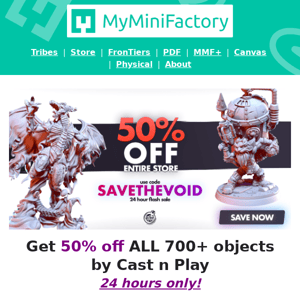 Cast n Play… and save 50%! 🎉