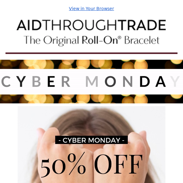 50% OFF for CYBER MONDAY! ★