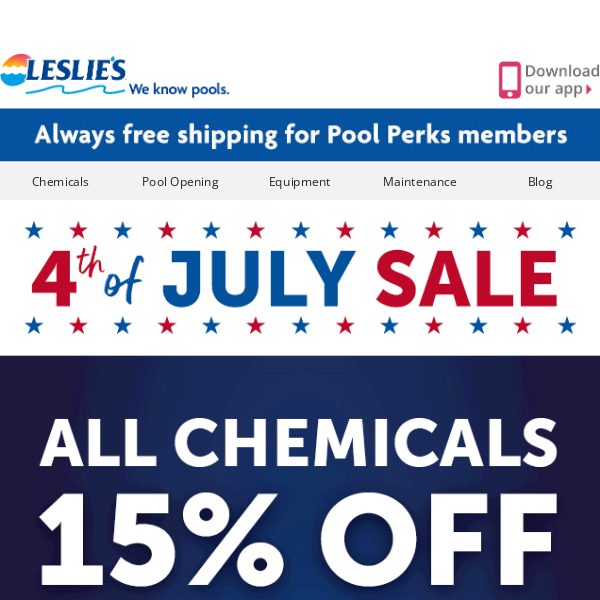 😎 15% Off All Chemicals -- All Sizes!