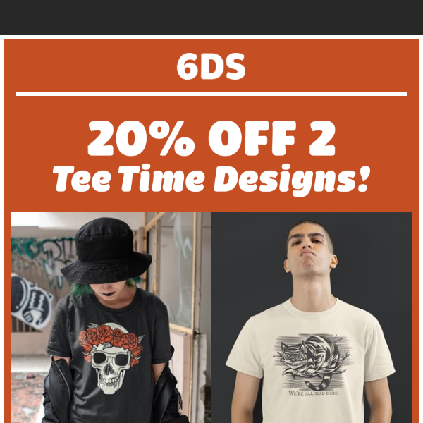 6DS Tee Time: Rose Crowned Skull 💀/ Cheshire Cat Madness 🙀
