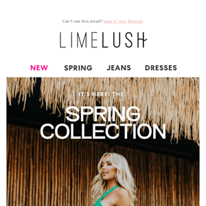 Spring Collection has arrived! Destination: Lime Lush