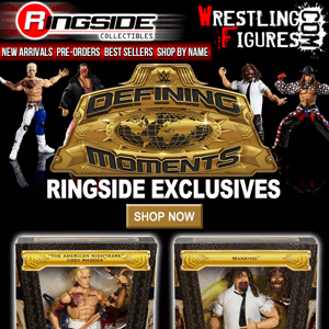 WWE Defining Moments Exclusives In Stock!