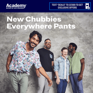 NEW Chubbies Everywhere Pants