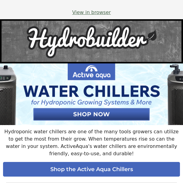 Multifunction Water Chillers from Active Aqua! 💧