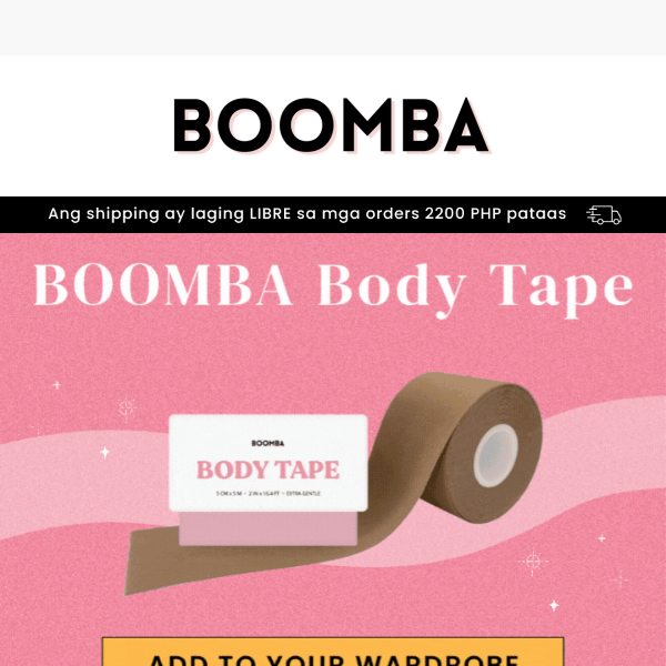 Trending Ngayon: BOOMBA Body Tape ✨