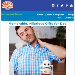 Memorable, Hilarious Gifts for Dad