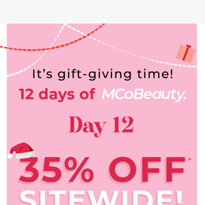 🎄Day 12: 35% Off Sitewide! LAST DAY!