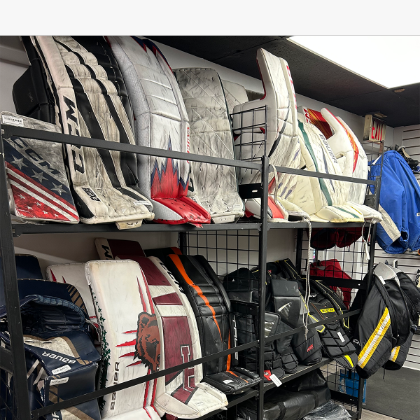 🚨The Largest Selection of Pro Stock Goalie Gear🥅