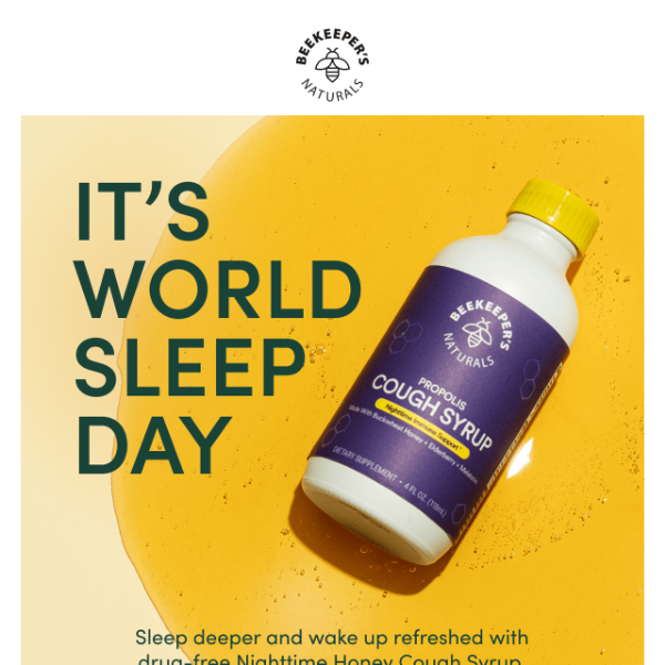 It’s World Sleep Day