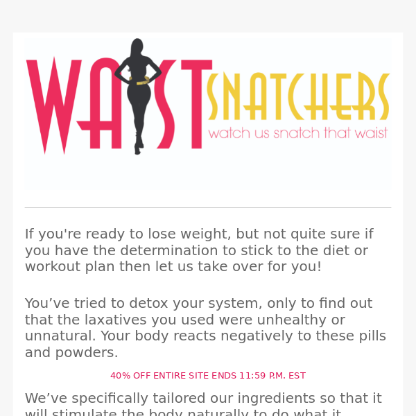 Tea Time = Waist Snatch Time!