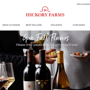 Fall Flavors They'll Love: Cupcakes, Meat & Cheese, and More at Hickory Farms 🍂🧀🧁