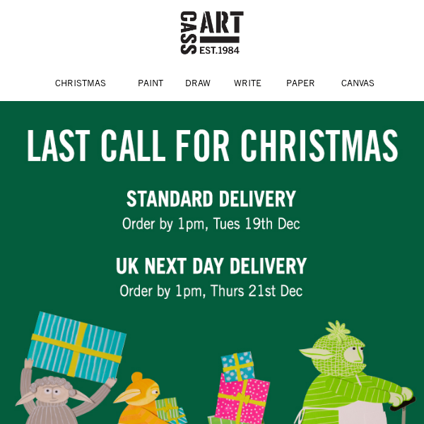 Last call for Standard Delivery