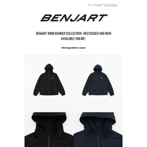 Benjart Wind Runner - Lightweight Jackets - Restocked VIA BENJART.COM - Free UK Delivery