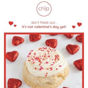 oops! it's not valentine's day yet...