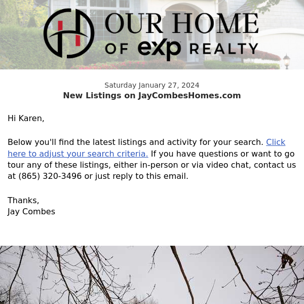 New Property Listings on JayCombesHomes.com