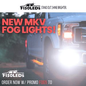 New CREE MKV LED Fog Lights Now Available!